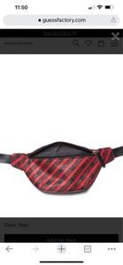 lot 127 image: Guess Allover Logo Fanny Pack - New with Tag