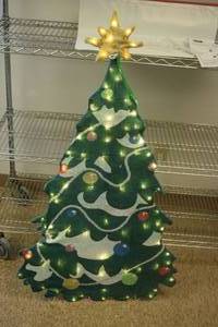 lot 317 image: Christmas Tree Yard Art