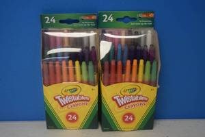 lot 494 image: 2 Boxes Crayola Twistables Crayons - 24 Count