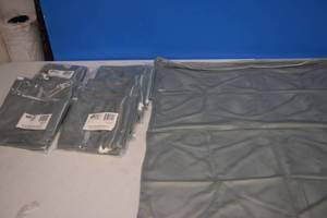 lot 280 image: 10 Gray Nylon Mesh Laundry Bags