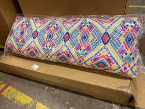 lot 19188 image: South Street Loft - Body Pillow - Colorful Pattern