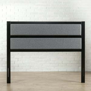 lot 13586 image: Zinus Jessica Upholstered Metal Headboard Queen