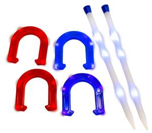 lot 13588 image: YardCandy Illuminated Horseshoes