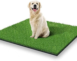 lot 13610 image: Artificial Grass Rug Turf for Dogs Indoor Outdoor Fake Grass for Dogs Potty Training Area Patio Lawn Decoration