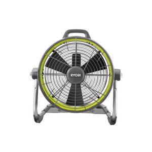 lot 13618 image: RYOBI 18-Volt ONE Hybrid 18 in. Air Cannon Drum Fan - New
