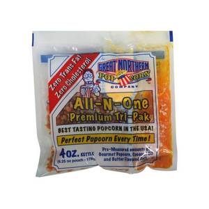 lot 23586 image: GREAT NORTHERN POPCORN COMPANY -Popcorn Packs - Pre-Measured, Movie Theater Style, All-in-One Kernel, Salt, Oil Packets for Popcorn Machines, 6.25 Ounce (Pack of 24) (B000PDY3P0)