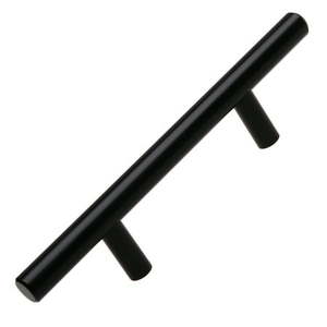 lot 23594 image: GlideRite 3 in. Center Modern Cabinet Bar Pull Matte Black
