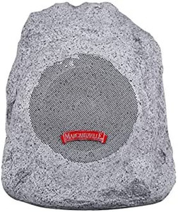 lot 33574 image: Margaritaville Outdoor Rock Bluetooth Wireless Speaker  Durable Bluetooth Speakers, Fantastic Yard or Patio Decor, IPX-4 Waterproof Rated, Granite Grey �On The Rock