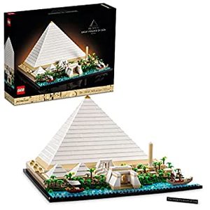 lot 33577 image: LEGO Architecture Landmark Collection Great Pyramid of Giza 21058 Building Set Collectible Model for Adults (1,476 Pieces) (B09XSMHNX8)