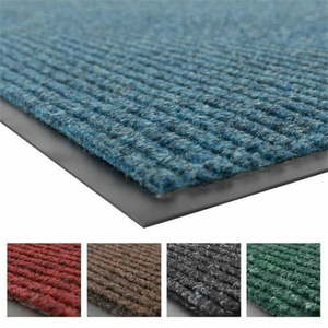 lot 33610 image: Notrax 550-109S0035BU 3 x 5 ft. Low Profile Scraper Entrance Brush Step Mat 109 Slate Blue