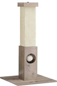lot 43716 image: FEANDREA Cat Scratching Post, Cat Scratcher for Indoor Cats, 28.7 Inches Tall, Furniture Scratching Deterrent Sisal Scratch Pole with Toy