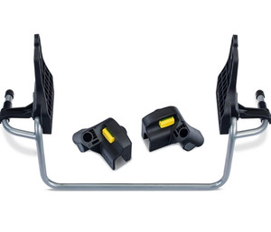 lot 43695 image: BOB Gear Single Jogging Stroller Adapter for Graco Infant Car Seats Gray