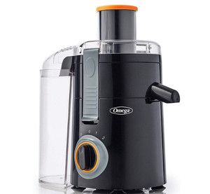 lot 43706 image: Omega Large Chute High Speed Centrifugal Juicer - Black MODEL C2000B