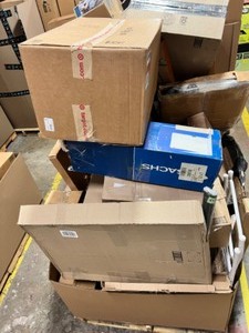 lot 99998 image: Mystery Pallet, Includes damaged products, returns, and items that did not sell at auction or were not picked up SOLD AS IS NO RETURNS