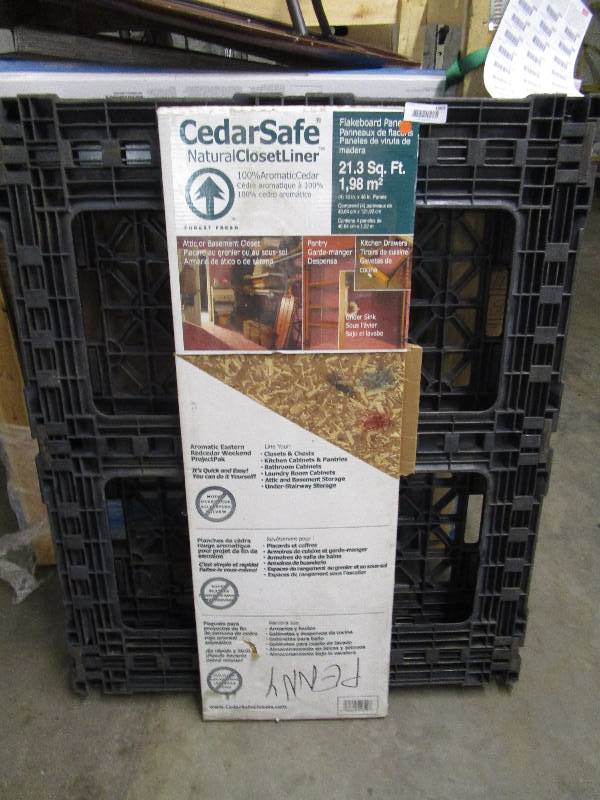 CedarSafe 4 Ft. x 8 Ft. x 1/4 In. Eastern Red Cedar Panel