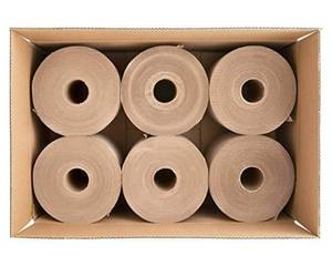 lot 10358 image: Genuine Joe Embossed Hardwound Roll Towels 7.90 X 800 Ft - Natural - Absorbent,