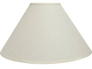 lot 10428 image: Aspen Creative 32204 Transitional Hardback Empire Shaped Spider Construction Lamp Shade in Off White, 19 wide (6 x 19 x 12)