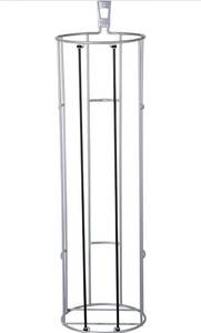 lot 10433 image: Rubbermaid FastTrack Garage Storage Vertical Ball Rack, Garage Organization, Stackable Ball Cage for Garage Organizer