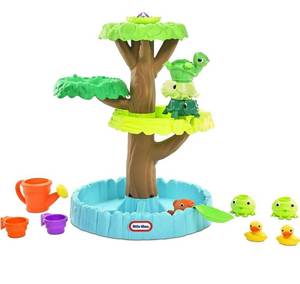 lot 10439 image: Little Tikes Magic Flower Water Table with Blooming Flower and 10 Accessories, Multicolor, (Model 651342M)