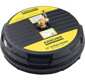 lot 10489 image: Karcher Universal 15 Pressure Washer Surface Cleaner Attachment, Power Washer Accessory - 14 Quick-Connect, 3200 PSI