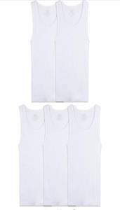 lot 39848 image: Fruit of the Loom Boys Cotton Tank Top Undershirt Large 1416