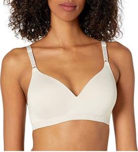 lot 39849 image: Warners Womens Blissful Benefits Super Soft Wireless Lightly Lined Comfort Bra Rm1691w Size 36B
