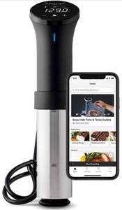 lot 39850 image: Anova Culinary AN500-US00 Sous Vide Precision Cooker (WiFi), 1000 Watts  Anova App Included, Black and Silver