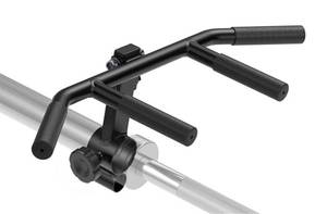 lot 39857 image: T Bar Row Multi-Grip Handle Bar Attachment with Rubber Grip For Landmines and 1 2 Inch Olympic Barbell Weight Bar Home Gym Equipment Lateral Exercise Triceps Lats to Build Back Arm Shoulder Muscles