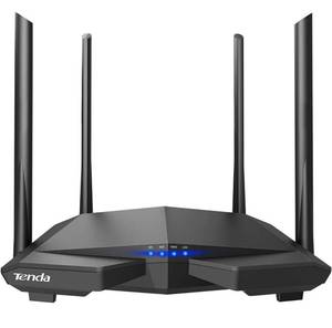 lot 39859 image: Tenda AC1200 Dual Band WiFi Router, High Speed Wireless Internet Router with Smart App, MU-MIMO for Home (AC6),Black
