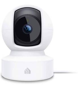 lot 39862 image: Kasa Indoor PanTilt Smart Security Camera, 1080p HD Dog Camera 2.4GHz with Night Vision, Motion Detection for Baby and Pet Monitor, Cloud & SD Card Storage, Works with Alexa & Google Home (EC70)