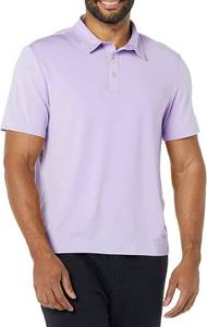 lot 39880 image: Amazon Essentials Mens Slim-Fit Tech Stretch Polo Shirt Lavender Size Large