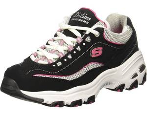 lot 39882 image: Wide Skechers Womens DLites Memory Foam Lace-up Sneaker Size 8 Wide