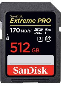 lot 39891 image: SanDisk 512GB Extreme PRO SDXC UHS-I Card - C10, U3, V30, 4K UHD, SD Card - SDSDXXY-512G-GN4IN