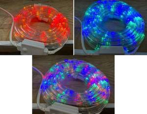 lot 59950 image: Indoor Outdoor LED 30 FT Rope Light, Multi Color