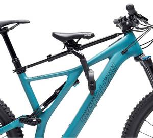 lot 59963 image: $$ SHOTGUN Pro Kids Bike Seat for Mountain Bikes  No Frame Contact Front Mounted Bicycle Seat for Children 2-5 Years (up to 60lbs)  Compatible with Most Regular and Electric Adult MTBs, Retail $250