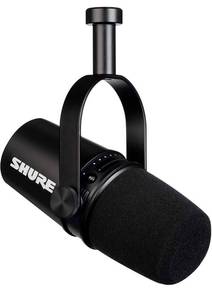 lot 59982 image: $$ Shure MV7 USB Microphone for Podcasting, Recording, Live Streaming & Gaming, Built-in Headphone Output, All Metal USBXLR Dynamic Mic, Voice-Isolating Technology, TeamSpeak & Zoom Certified $249