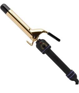 lot 59989 image: Hot Tools Pro Signature 24K Gold Curling IronWand  Long-Lasting, Defined Curls, (1 in)
