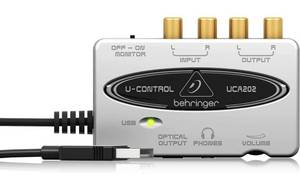 lot 59994 image: Behringer U-Control UCA202 USB Audio Interface
