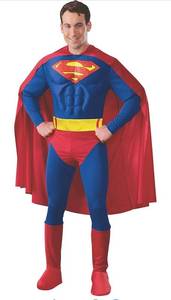 lot 60001 image: DC Comics Deluxe Muscle Chest Superman, X-Large
