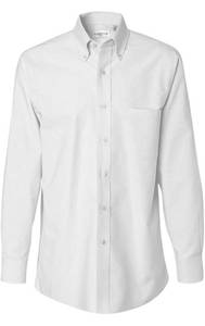 lot 60003 image: Van Heusen Mens Dress Shirt Regular Fit Oxford Solid, Size 15.5, 3435