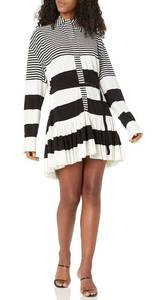 lot 60004 image: Womens Norma Kamali Tops Norma Kamali Spliced Bf Ruffle Nk Shirt Large Nwt, Size XS34