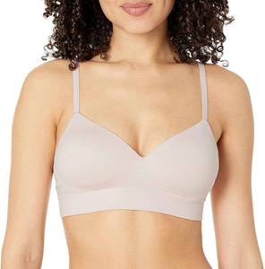 lot 60017 image: Amazon Essentials Womens 2-Pack Seamless Wirefree Padded Bra, Size L