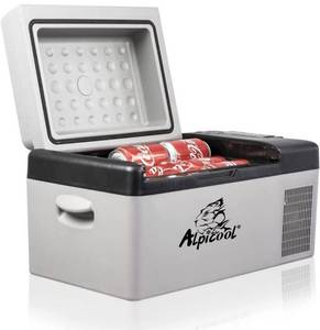 lot 61462 image: $$ Alpicool C20 Portable Refrigerator 21 Quart(20 Liter) Vehicle, Car, Truck, RV, Boat, Mini Fridge Freezer for Driving, Travel, Fishing, Outdoor -1224V DC
