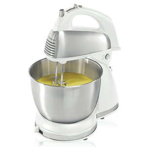 lot 61467 image: Hamilton Beach 6 Speed Classic Stand Mixer 4 Quarts Model 64655