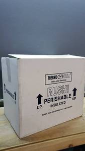 lot 61474 image: ThermoChill Insulated Shipping Container, 23L 16W 20H