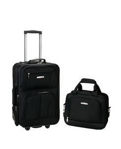 lot 61496 image: Rockland 2-Pc. Pattern Softside Luggage Set