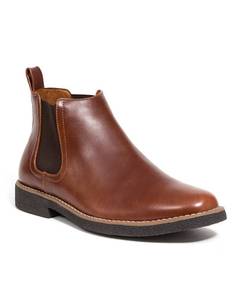 lot 61499 image: Deer Stags Mens Rockland Memory Foam Chelsea Boot Mens Shoes, Size 9