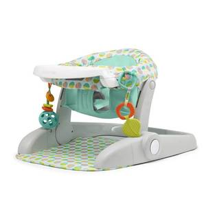 lot 61510 image: Summer Infant Learn to Sit Stages 3 Position Floor Booster Seat - Green