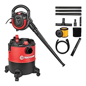 lot 61511 image: Vacmaster VBVB611PF 1101 6 Gallon 5 Peak HP Wet Dry Shop Vacuum 1-14 Inch Hose Powerful Suction with Detachable Blower (B0989THQLK)