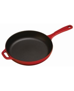 lot 61512 image: Lodge 11 Enameled Cast Iron Skillet